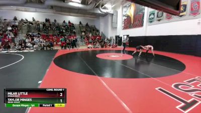 105 lbs Cons. Round 1 - Milar Little, Eaglecrest vs Taylor Minges, Regis Jesuit