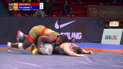 76kg - Dymond Guilford, USA vs Taylor Follensbee, CAN