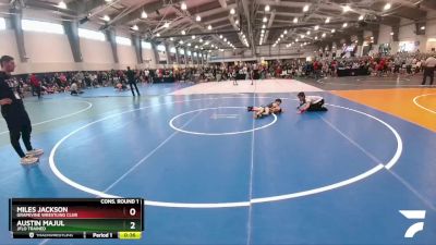 55 lbs Cons. Round 1 - Austin Majul, Jflo Trained vs Miles Jackson, Grapevine Wrestling Club