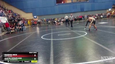 2 - 106 lbs Champ. Round 1 - Maddox Heck, King William vs Austin Hosaflook, Central (Woodstock)