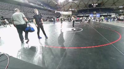 132 lbs Quarterfinal - Frank Eylar, Okanogan Underground Wrestling Club vs Jace Mayer, Camas Wrestling Club