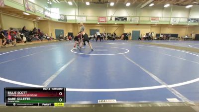 65 lbs 2nd Place Match - Gabe Gillette, Gladiators vs Billie Scott, Proving Grounds Wrestling