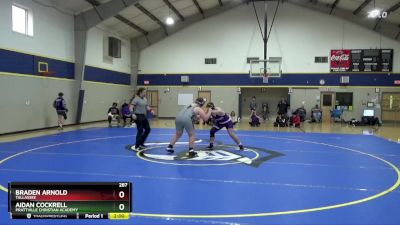 287 lbs Semifinal - Braden Arnold, Tallassee vs Aidan Cockrell, Prattville Christian Academy