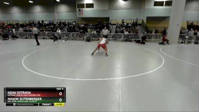 126 lbs Cons. Round 3 - Mason Gutenberger, Big Game Wrestling Club MT vs Adan Estrada, Victory Wrestling-Central WA