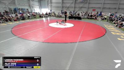 88 lbs Round 2 (8 Team) - Landon Thoennes, Minnesota Blue vs Pilot Swab, Michigan Blue