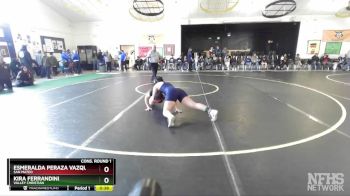 170 lbs Cons. Round 1 - Esmeralda Peraza Vazquez, San Mateo vs Kira Ferrandini, Valley Christian