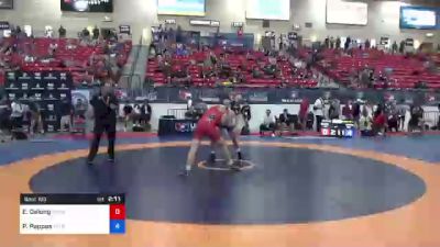 74 kg Round Of 16 - Evan Delong, Clarion RTC vs Peter Pappas, Patriot Elite Wrestling Club