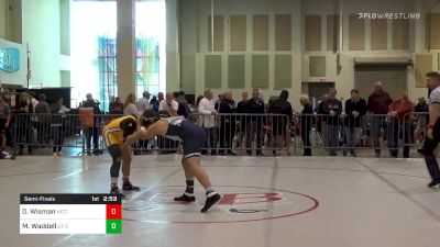 Semifinal - Dylan Wisman, Missouri vs Matthew Waddell, Tennessee-Chattanooga