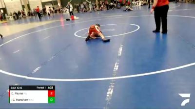 105 lbs Round 4 - Carsen Hanshaw, Beatrice Wrestling Club vs Colby Payne, Pomona Elite (PWCC)