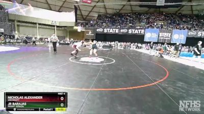 3A 195 lbs Cons. Round 2 - Jr Barajas, Mount Vernon vs Nicholas Alexander, University