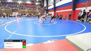 120 lbs Consi Of 8 #2 - Tanner Barlow, Mcalester High School vs Javon Freeman, Bristow