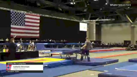 Isabella Bowman - Double Mini Trampoline, Integrity Athletics - 2021 USA Gymnastics Championships