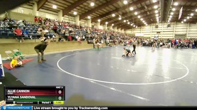 185 lbs Round 2 - Ylyana Sandoval, COWA vs Allie Cannon, Utah