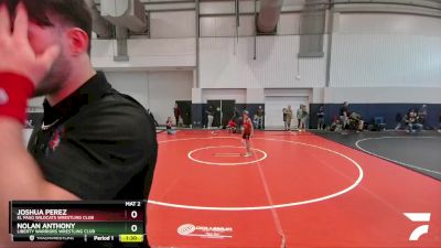 70 lbs Champ. Round 1 - Nolan Anthony, Liberty Warriors Wrestling Club vs Joshua Perez, El Paso Wildcats Wrestling Club