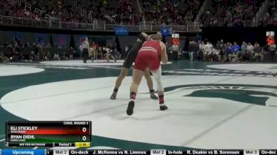 141 lbs Consi of 4 - Eli Stickley, Wisconsin vs Ryan Diehl, Maryland