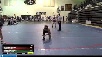 138 lbs Round 3 (8 Team) - Caleb Mooney, Shelby County vs Parker Howell, Gardendale Hs