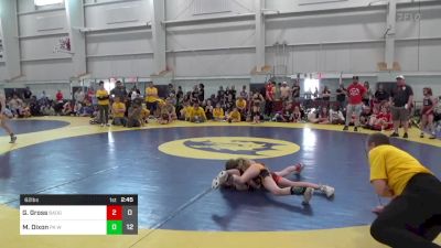 62 lbs Pools - Gwen Gross, Badger Girls Elite vs Marley Dixon, PA West