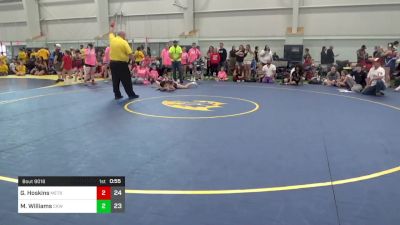 105 lbs Pools - Gianna Hoskins, Metro All-Stars vs Makenna Williams, CKW Backyard Barbies