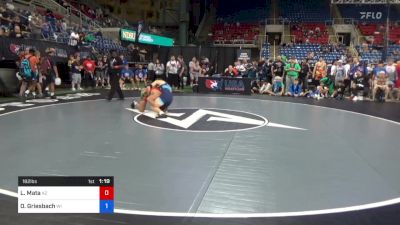 182 lbs Rnd Of 64 - Lucas Mata, Arizona vs Owen Griesbach, Wisconsin