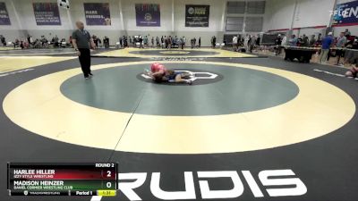 110 lbs Round 2 - Harlee Hiller, Izzy Style Wrestling vs Madison Heinzer, Daniel Cormier Wrestling Club