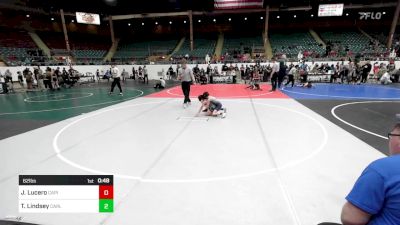 62 lbs Round Of 16 - Jeramiah Lucero, Capital City Jr Wrestling vs Thatcher Lindsey, Carlsbad Combat Wrestling Club