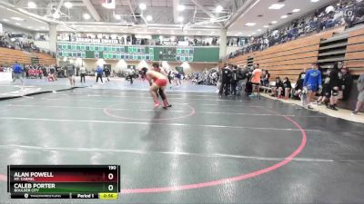 190 lbs Cons. Round 1 - Alan Powell, Mt. Carmel vs Caleb Porter, Boulder City