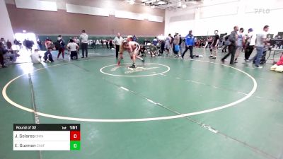 145 lbs Round Of 32 - Jaden Solares, Ontario vs Eddie Guzman, Chaffey