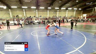 130 kg Rr Rnd 2 - Roxie Uhrig, Western Colorado WC vs Tiana Williamson, Cornerstone