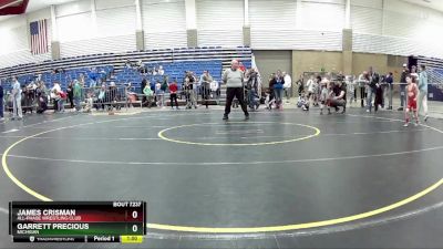 53 lbs 5th Place Match - James Crisman, All-Phase Wrestling Club vs Garrett Precious, Michigan