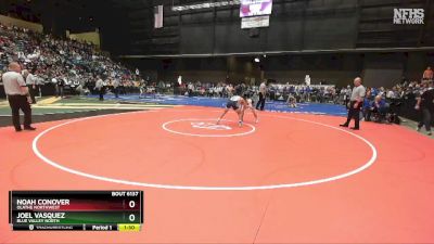 6A-144 lbs Quarterfinal - Noah Conover, Olathe Northwest vs Joel Vasquez, Blue Valley North