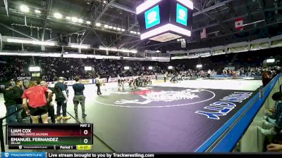 165 lbs Cons. Round 3 - Emanuel Fernandez, Zillah vs Liam Cox, Columbia (White Salmon)