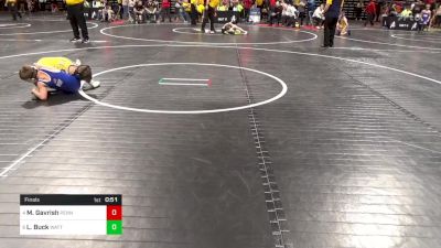 65 lbs Final - Maddox Gavrish, Penn Trafford vs Logan Buck, Wattsburg