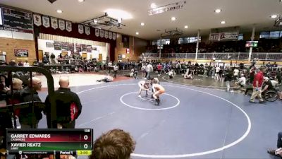 138 lbs Cons. Round 1 - Xavier Reatz, Libby vs Garret Edwards, Cashmere