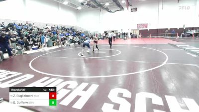 132 lbs Round Of 32 - Zane Guglielmoni, St Joseph vs Gabriel Duffany, St. Paul