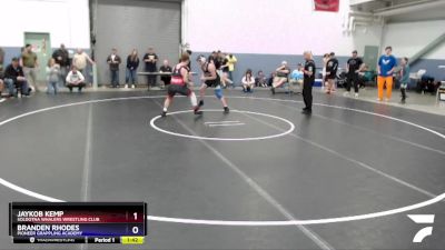 170 lbs Rr2 - Branden Rhodes, Pioneer Grappling Academy vs Jaykob Kemp, Soldotna Whalers Wrestling Club