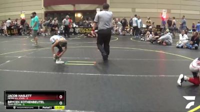 72 lbs Round 4 (6 Team) - Jacob Haslett, Metro All Stars vs Brycen Kothenbeutel, Team Gotcha