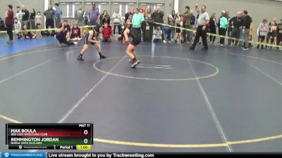 74 lbs Champ. Round 1 - Remmington Jordan, Buena Vista Outlaws vs Max Boula, Red Lion Wrestling Club