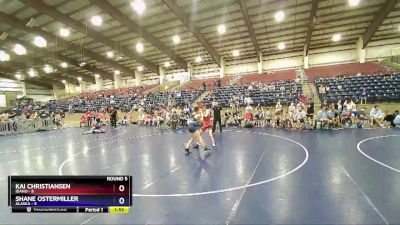 105 lbs Round 5 (6 Team) - Kai Christiansen, Idaho vs Shane Ostermiller, Alaska