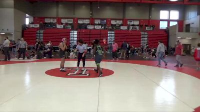 130+145 Quarterfinal - Kyla Harris, Tennessee Valley Wrestling vs Keylee Harvey, Compound Wrestling