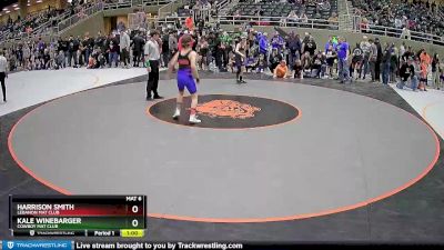 108 lbs Quarterfinal - Harrison Smith, Lebanon Mat Club vs Kale Winebarger, Cowboy Mat Club