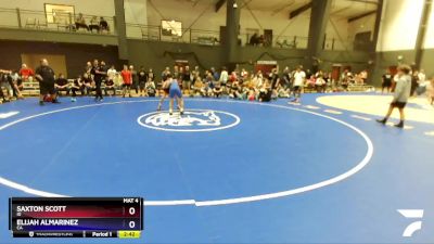 120 lbs Semifinal - Saxton Scott, ID vs Elijah Almarinez, CA