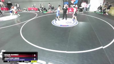 190 lbs 7th Place Match - Edgar Ramirez, California vs Jonathan Arias, Lion Of Judah Wrestling Academy