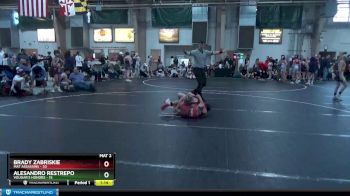 84 lbs Round 4 (6 Team) - Brady Zabriskie, Mat Assassins vs Alesandro Restrepo, Vougar`s Honors