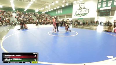 116 lbs Champ. Round 1 - Mariann Barrera, Elsinore vs Arianna Estrella, Hesperia