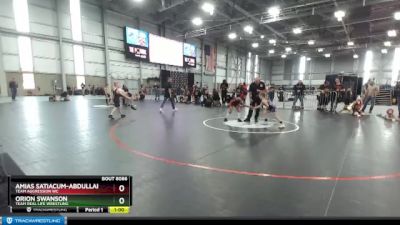 74-76 lbs Round 2 - Amias Satiacum-Abdullah, Team Aggression WC vs Orion Swanson, Team Real Life Wrestling