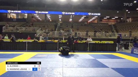 ANDRES ALEMAN vs SHAE MANNING JOHNSON 2024 Pan Jiu Jitsu IBJJF Championship