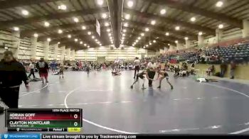 92 lbs Placement (16 Team) - Adrian Goff, Nevada Elite vs Clayton Montclair, Team Montana