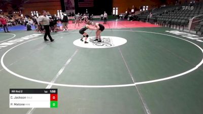 114RED lbs Rr Rnd 2 - Carter Jackson, Salem vs Peyton Matone, Minisink Valley