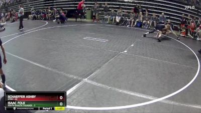 95 lbs Round 3 (6 Team) - Schaeffer Ashby, Utah vs Isaac Folk, South Dakota Thunder