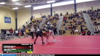 197 lbs Champ. Round 1 - Jaydon Walls, Saint Cloud State vs Ibrahim Ameer, Cloud County